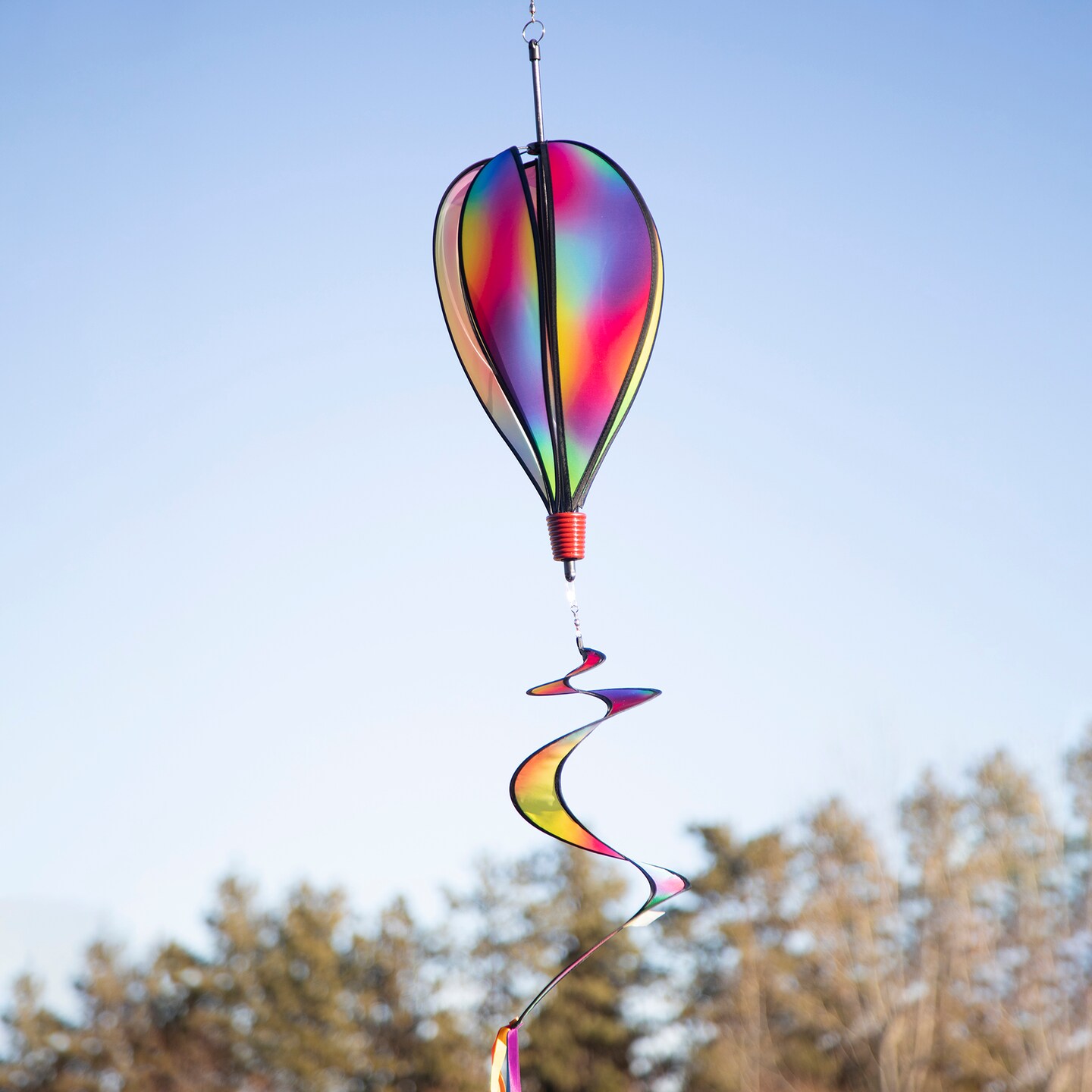 In the Breeze 0977 - Jewel Hot Air Balloon Spinner - Outdoor Hanging Decoration
