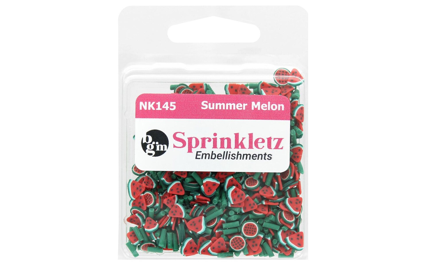 Buttons Galore Sprinkletz Embellish Summer Melon