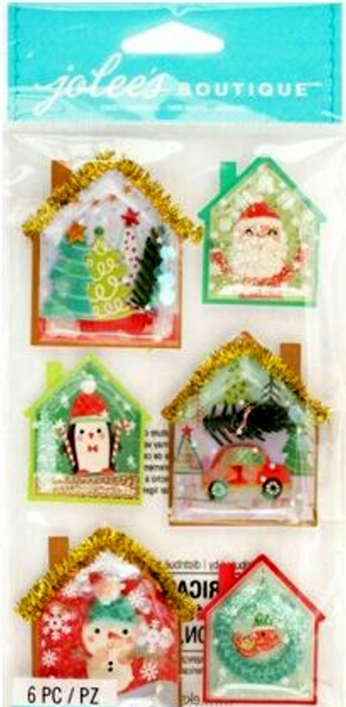 Jolee&#x27;s Boutique Holiday Shakers Dimensional Stickers