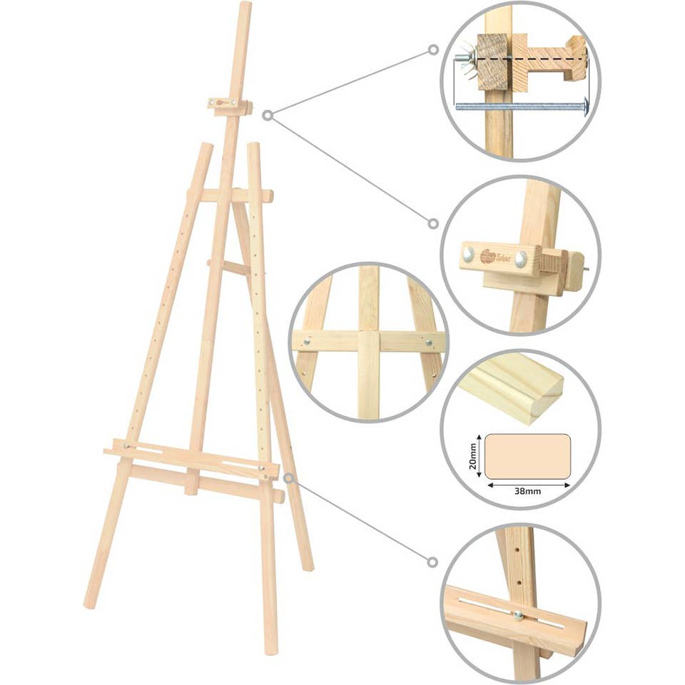 ROSA Studio Wooden Easel, #41, Lira