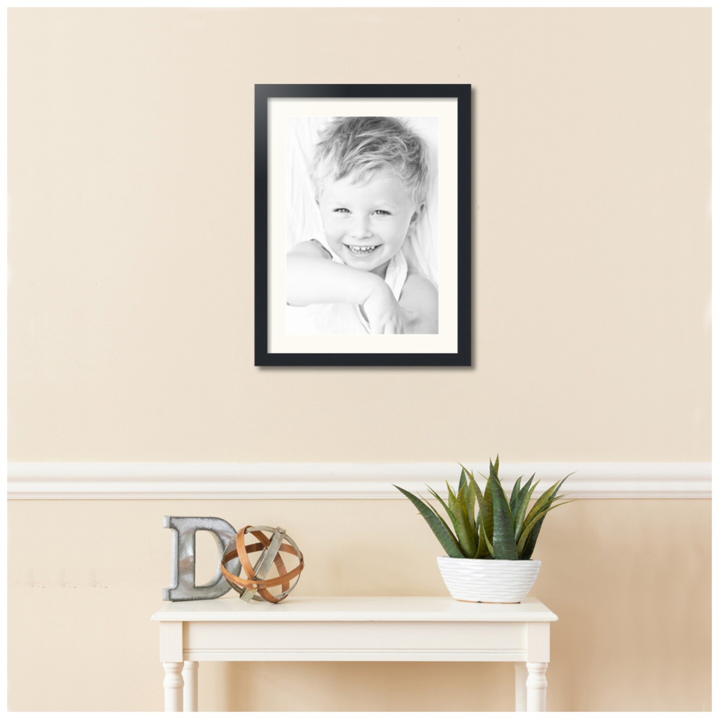 ArtToFrames 18x24&#x22; Matted Picture Frame with 14x20&#x22; Single Mat Photo Opening Framed in 1.25&#x22; Black and 2&#x22; Mat (FWM-3926-18x24)