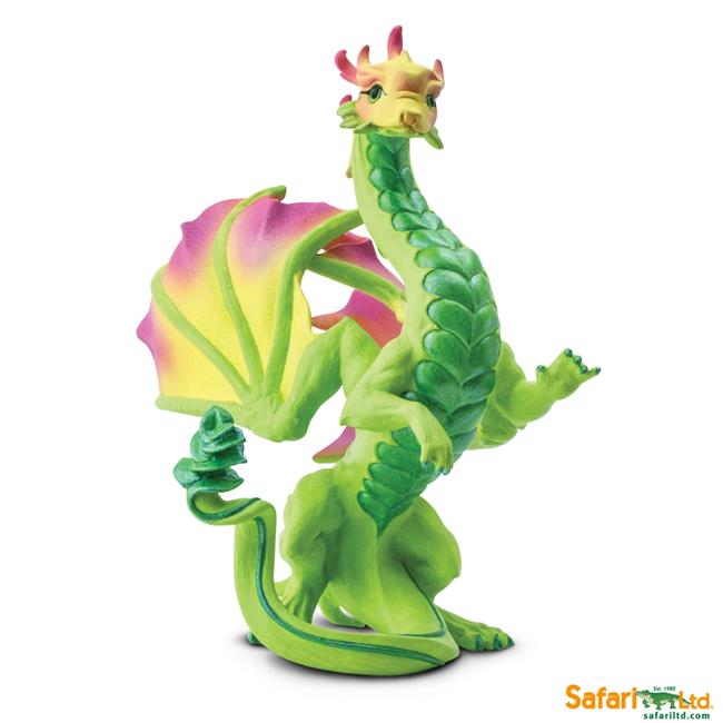 Safari  Flower Dragon Figurine, Multi Color