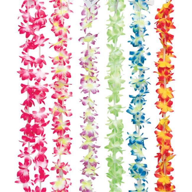 Flower Mini Leis - Pack of 12