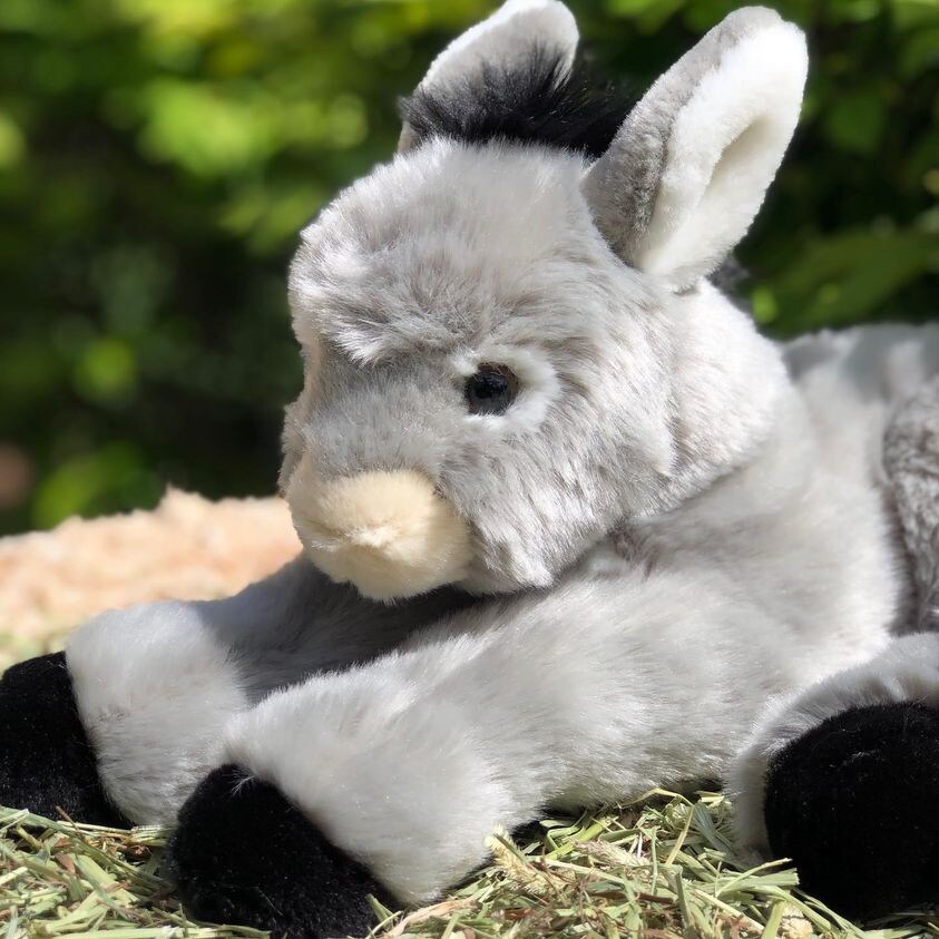 Ceci Gray Plush Donkey - Soft and Cuddly Toy