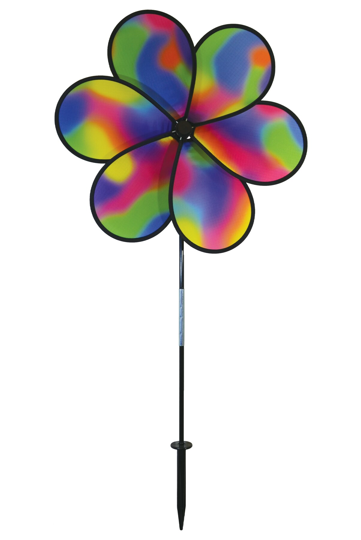 In the Breeze 2663 - 19 Inch Jewel Wind Spinner  - Colorful Flower Spinner for your Yard and Garden