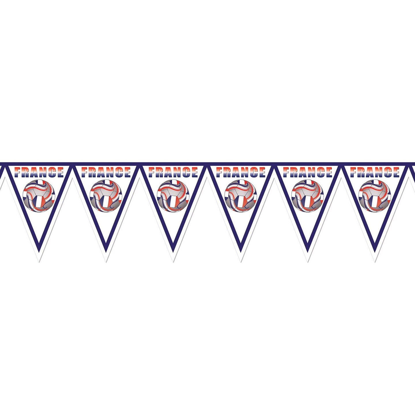 Pennant Banner - France (Pack of 6)