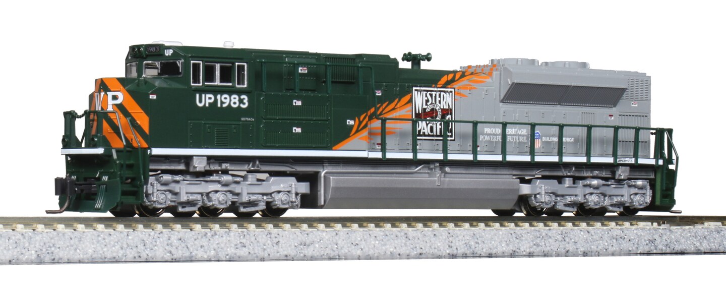 Kato  N-Scale EMD SD70ACE Union Pacific Western Pacific Heritage Diesel Engine