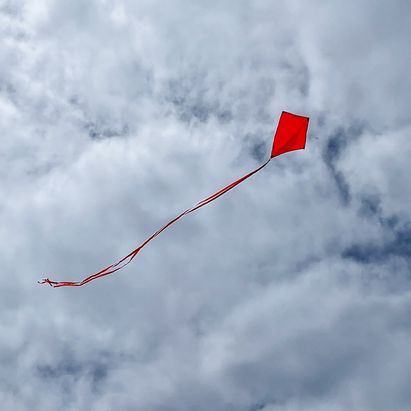 In the Breeze 3299 - Cherry 30 Inch Diamond Kite - Solid Red, Fun, Easy Flying Kite
