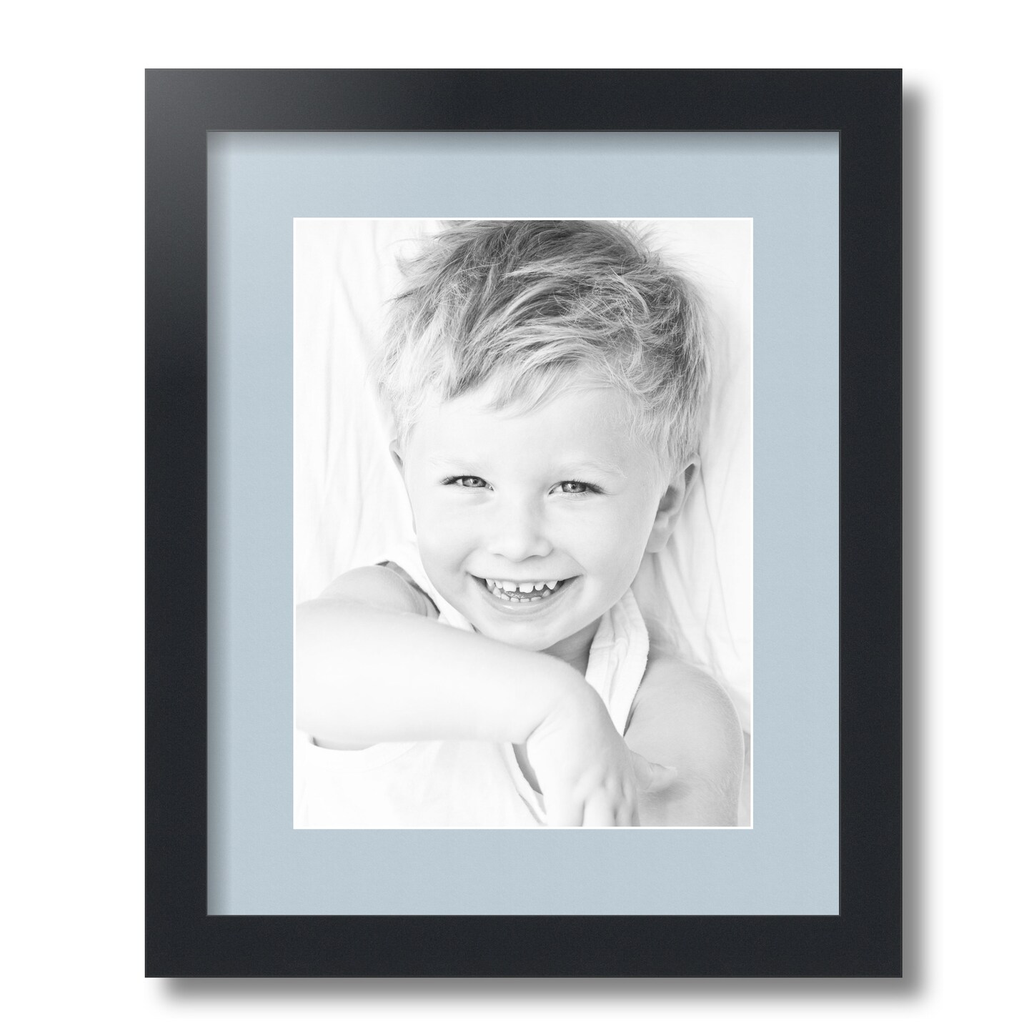 ArtToFrames 13x16&#x22; Matted Picture Frame with 9x12&#x22; Single Mat Photo Opening Framed in 1.25&#x22; Black and 2&#x22; Mat (FWM-3926-13x16)