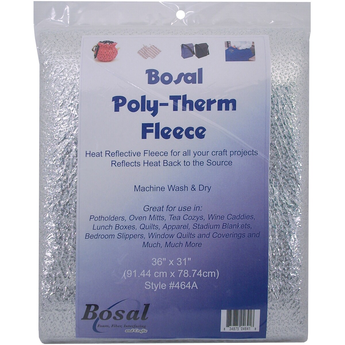 Bosal PolyTherm Heat Reflective FleeceSilver 31"X36" Michaels