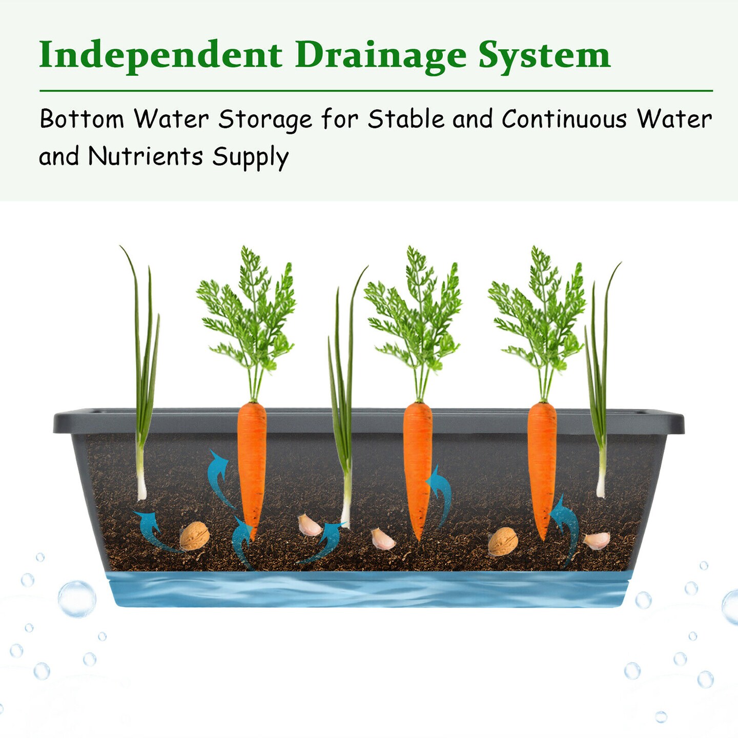 Costway 4 ft Vertical Raised Garden Bed 5-Tier Planter Box for Patio Balcony Flower Herb