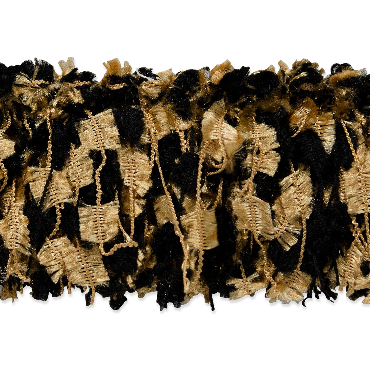 5 Yards of Confetti Cut Fringe - Cinnamon Multi | 5 yard cut