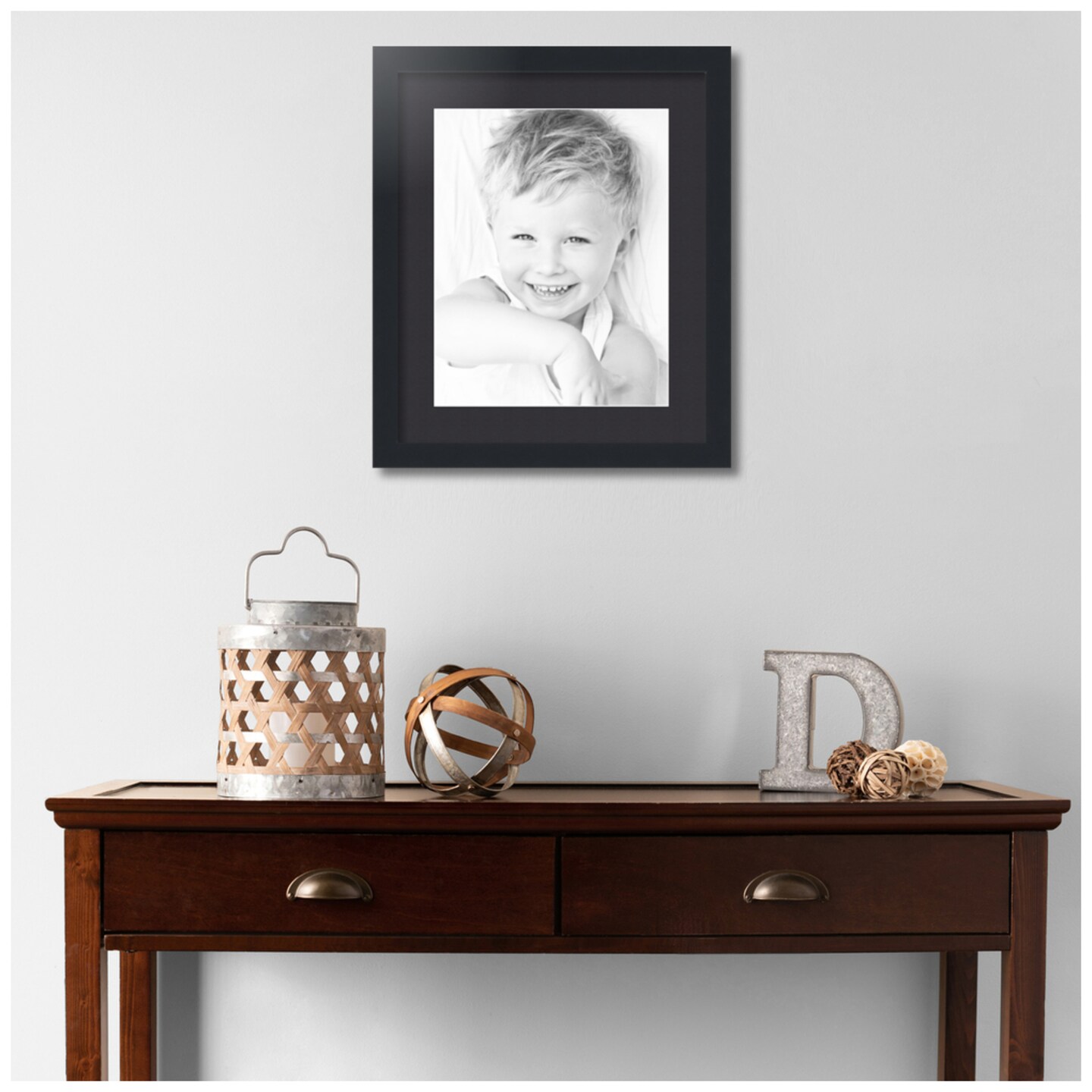 ArtToFrames 15x18&#x22; Matted Picture Frame with 11x14&#x22; Single Mat Photo Opening Framed in 1.25&#x22; Black and 2&#x22; Mat (FWM-3926-15x18)