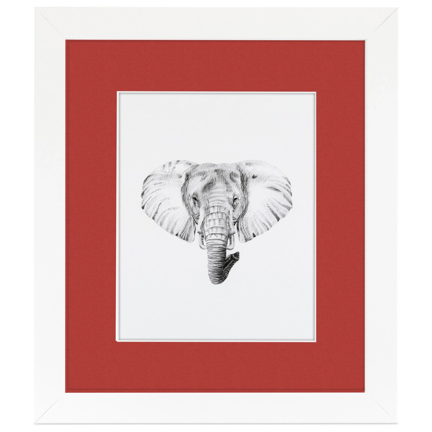 ArtToFrames 22x30" Matted Picture Frame with 18x26" Single Mat Photo Opening Framed in 1.25" White and 2" Mat (FWM-3966-22x30)