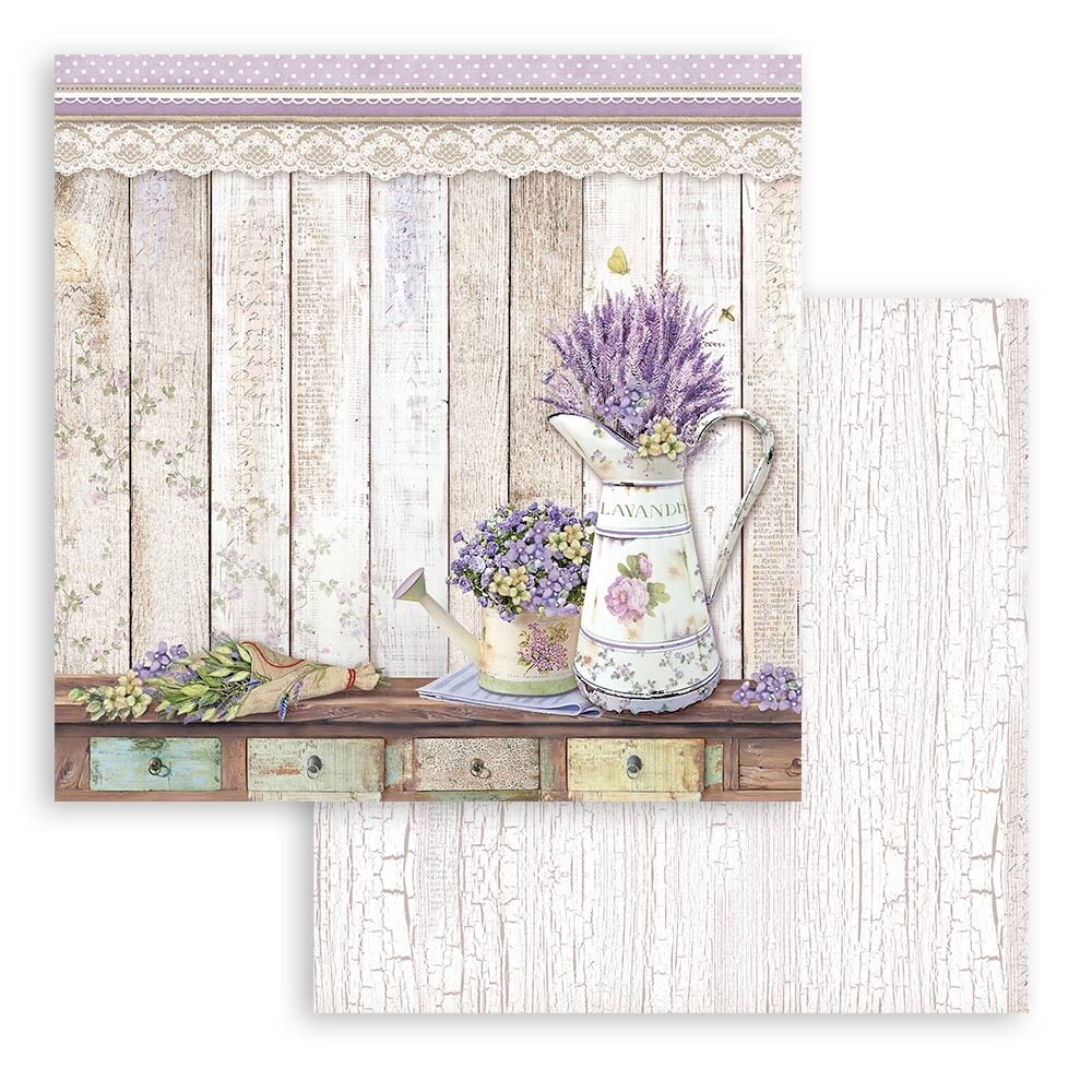 Stamperia Double-Sided Paper Pad 12"X12" 10/Pkg-Provence, 10 Designs/1 Each