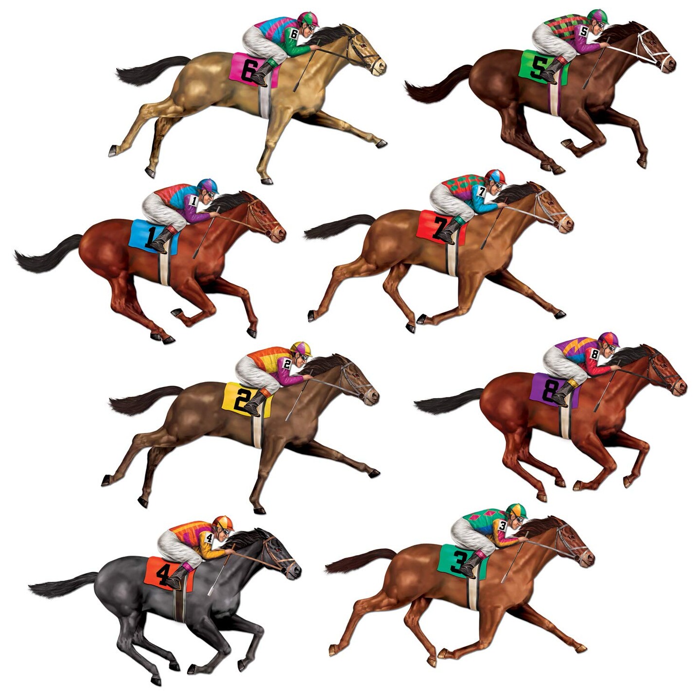 Race Horse Props (Pack of 12) | Michaels