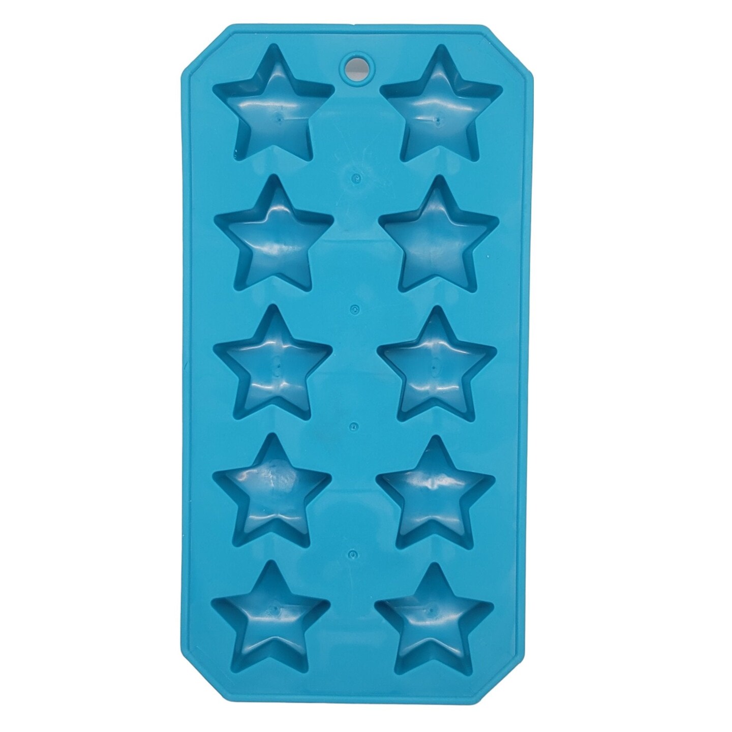 Chef Craft Flexible Thermoplastic 10-Cube Ice Cube Tray - Star