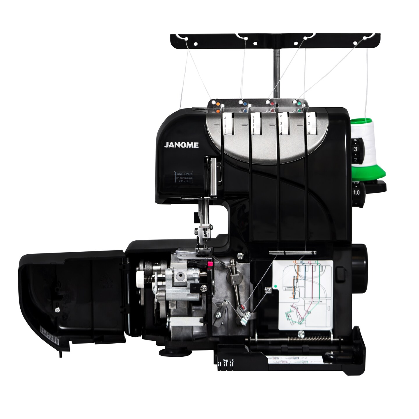 Janome HD4BE Black Edition 2/3/4 Thread Mechanical Serger