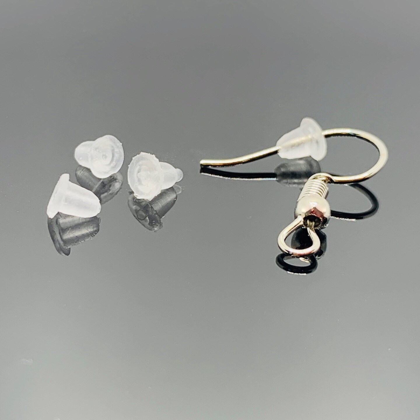 100/500pcs Silicone Rubber Earring Back Stoppers For Stud Earrings Ear  Stopper Diy Jewelry Making Earring Findings Accessories Hk