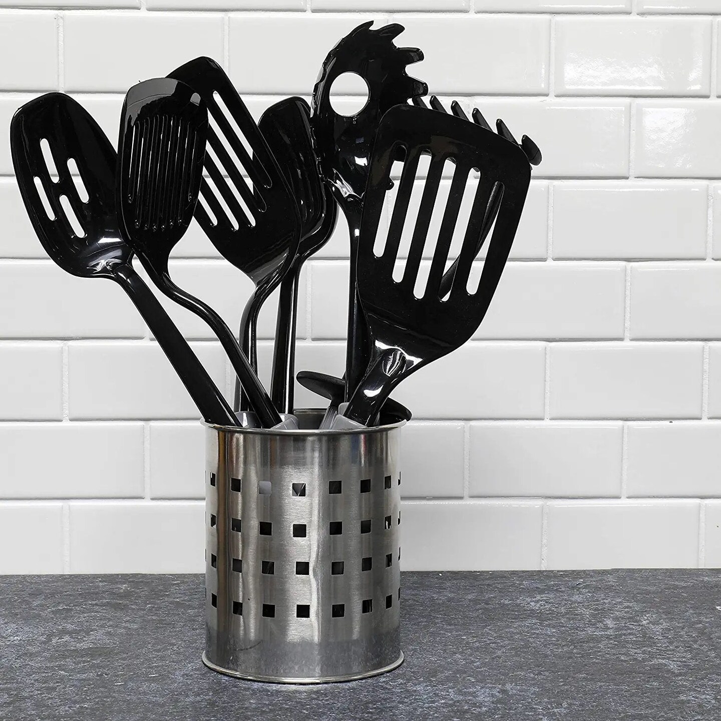 Chef Craft 12" Select Nylon Jumbo Wide Slotted Turner Spatula