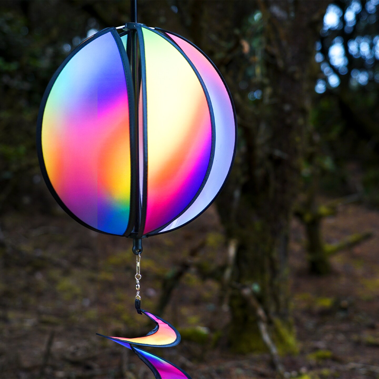 In the Breeze 11-inch Jewel Hanging Ball Spinner, Wind Spinner, 2488