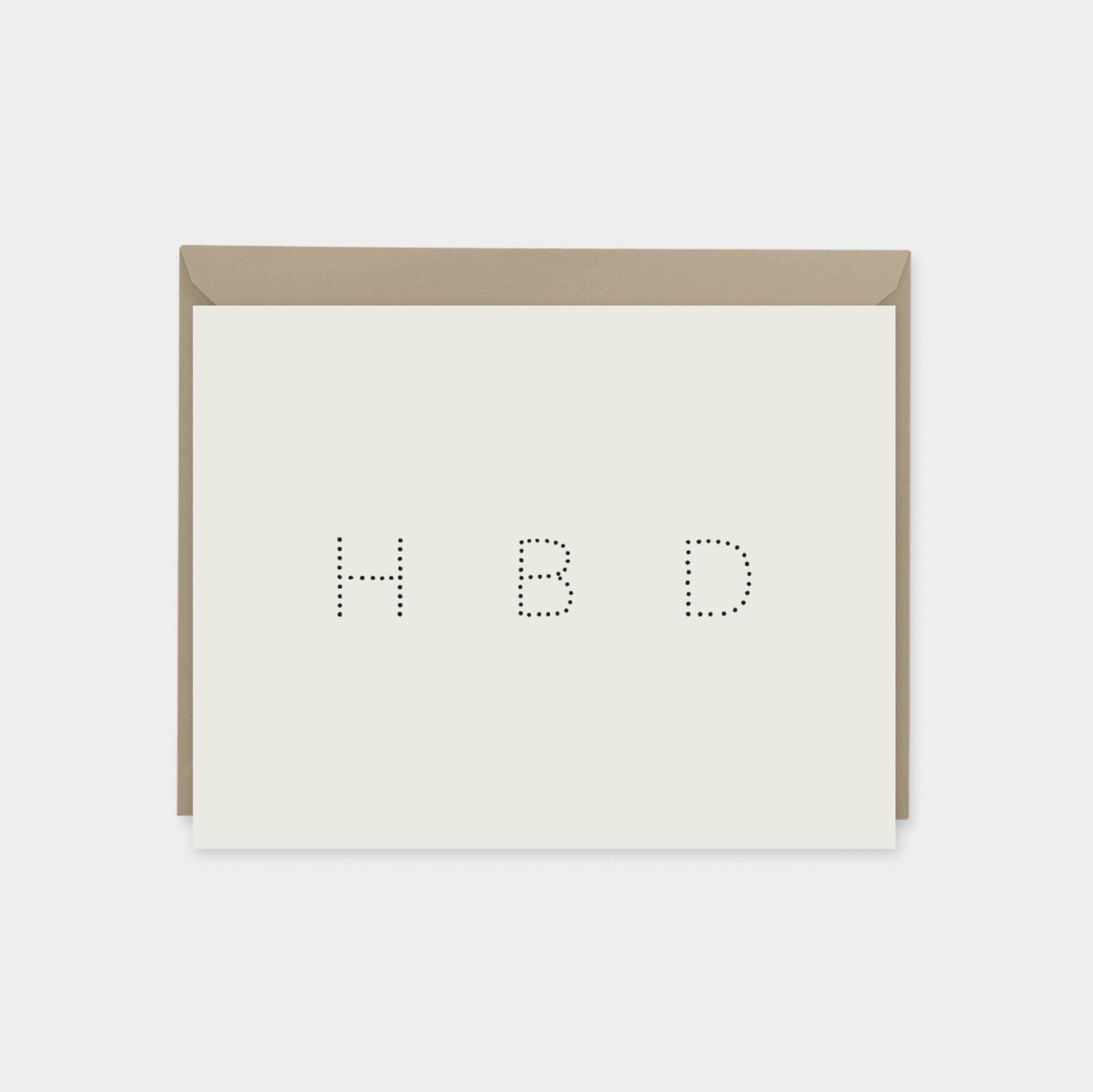 HBD Happy Birthday Dotted Typography