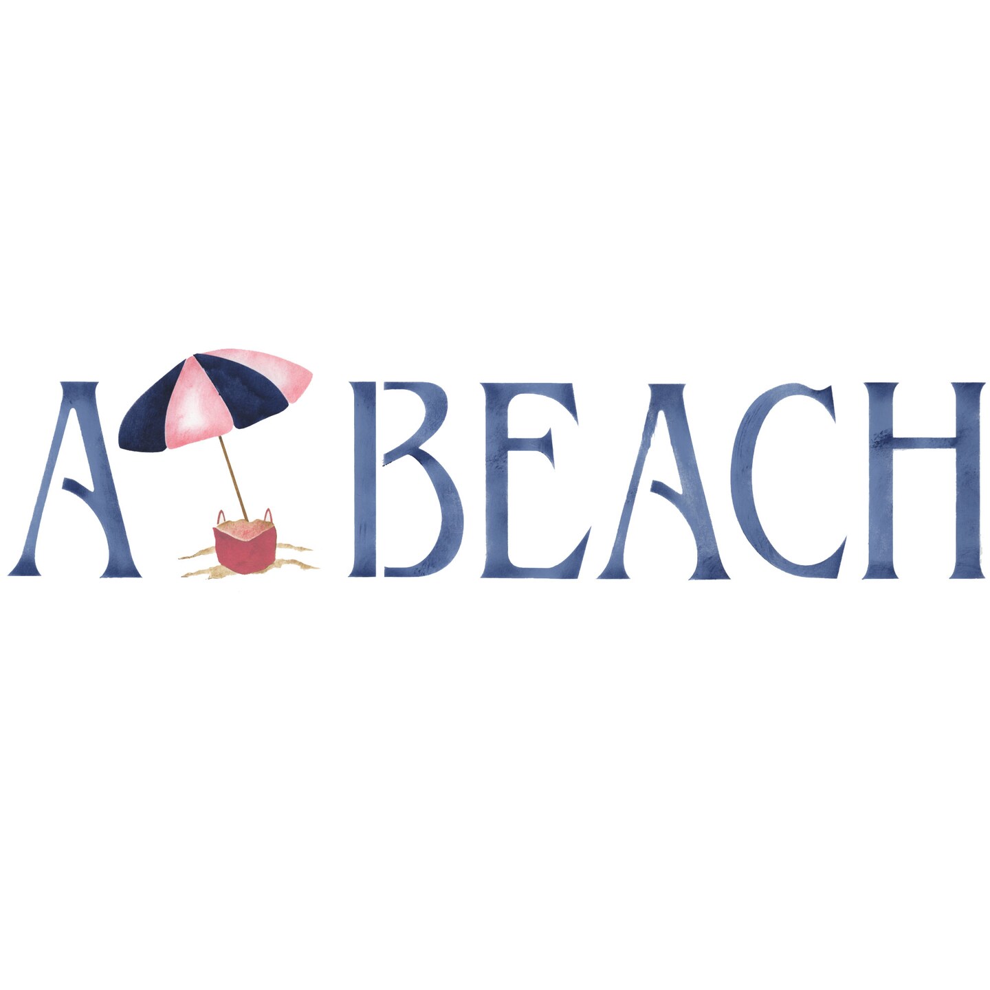 Life's a Beach Wall Stencil | 3102 by Designer Stencils | Word & Phrase Stencils | Reusable Art Craft Stencils for Painting on Walls, Canvas, Wood | Reusable Plastic Paint Stencil for Home Makeover | Easy to Use & Clean Art Stencil