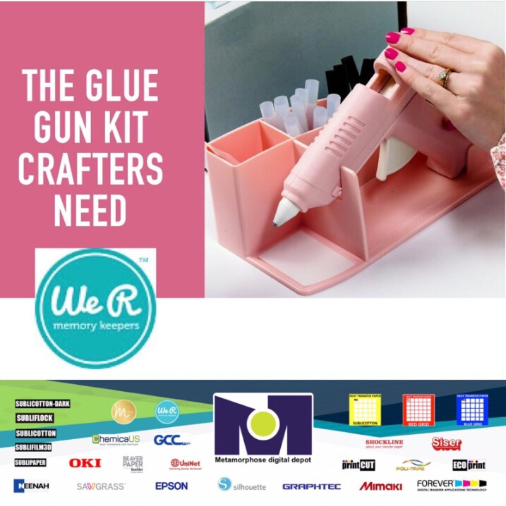 We R Memory Keepers - Maker&#x27;s Glue Gun Kit - Pink 60000027
