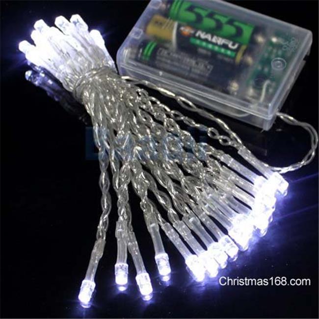 Perfect Holiday  Battery Operated 30 LED String Light - White