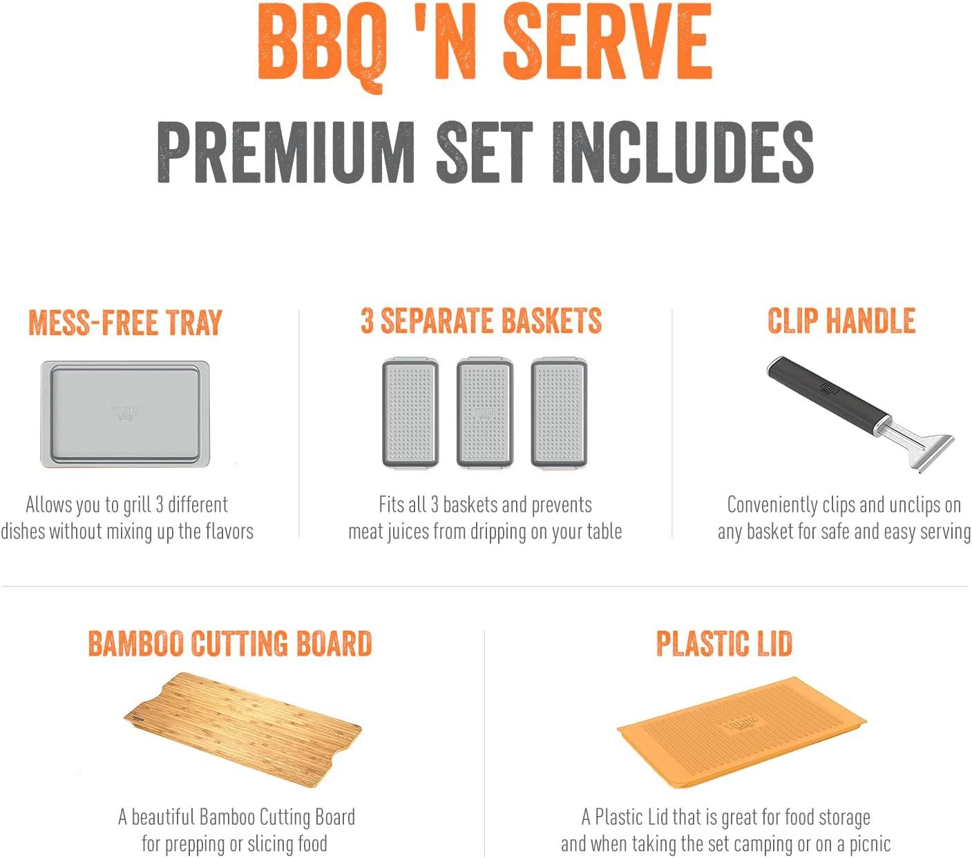 Yukon Glory Grill &#x27;N Serve Premium Set