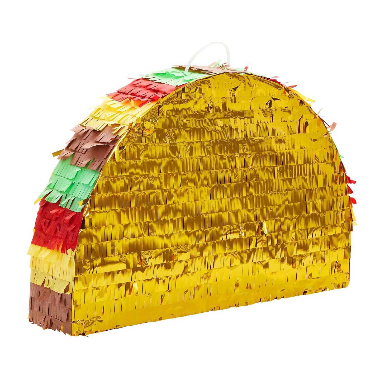 Small Taco Pinata for Cinco de Mayo, Mexican Birthday Party Decorations (17 x 10 In)