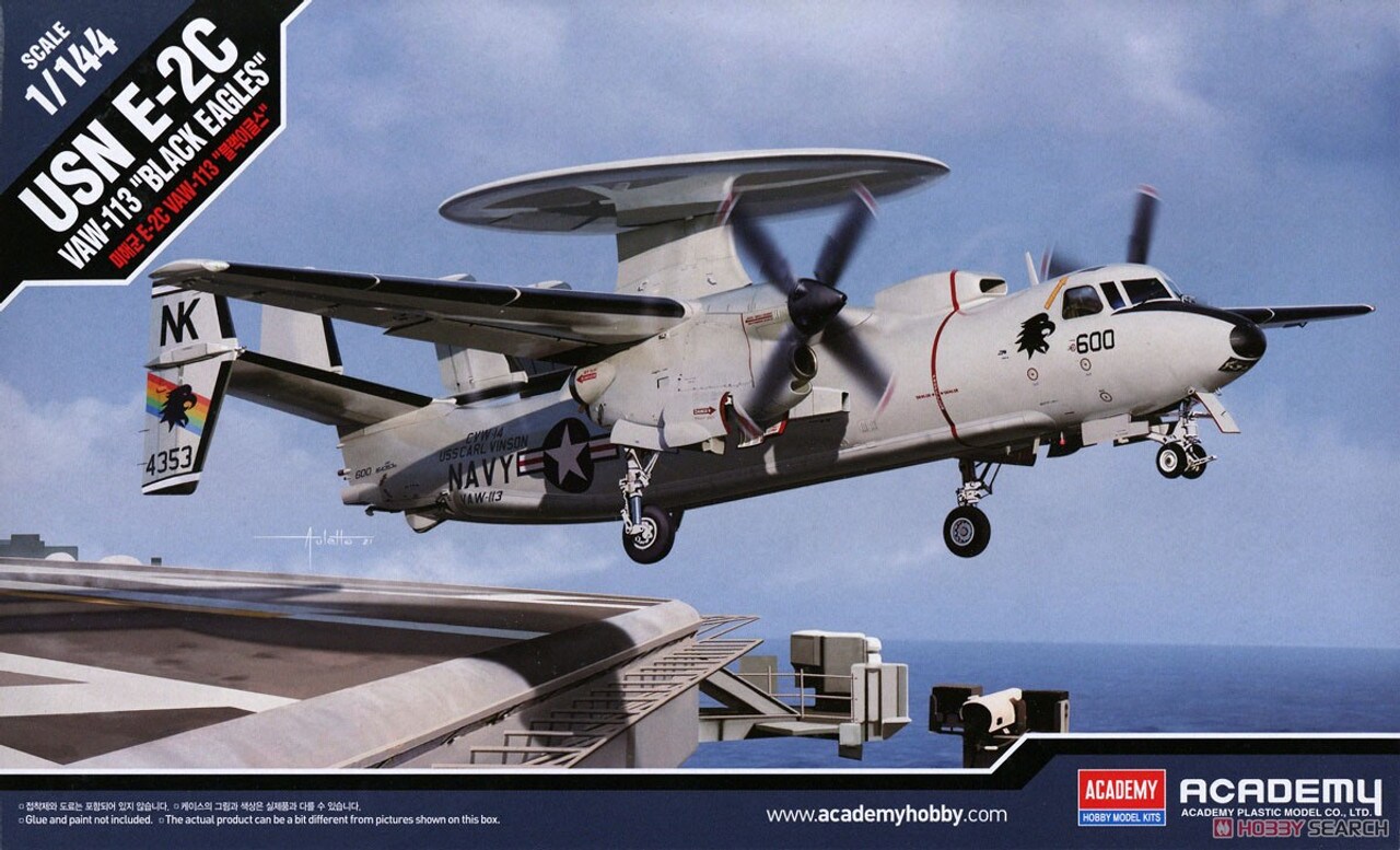 Academy 1/144 USN E-2C VAW-113 "Black Eagles" Plastic Model | Michaels