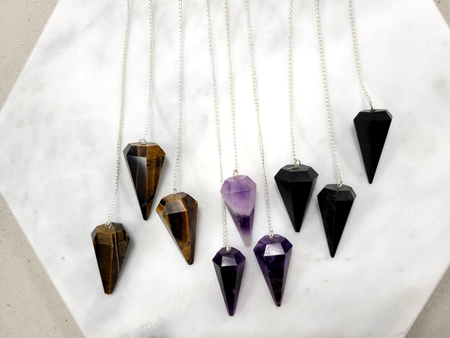 Crystal Pendulums   Faceted Gemstones For Dowsing And Healing | Michaels