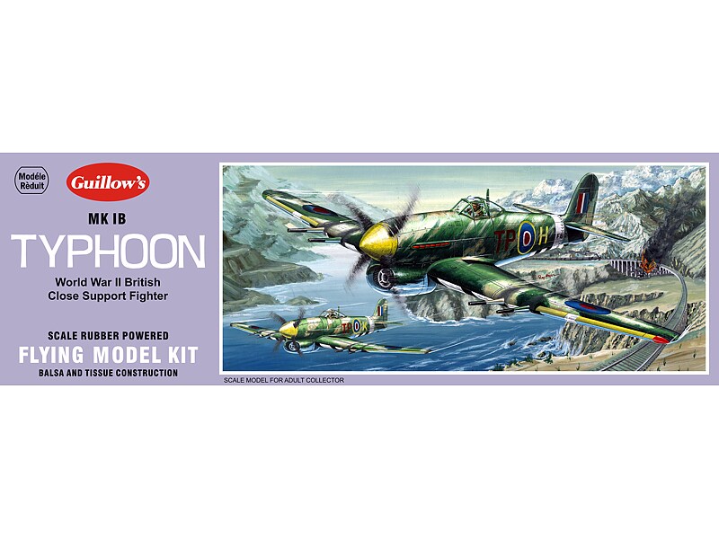 Gulliows   Guillow&#x27;s Hawker MK 1B Typhoon Model Kit