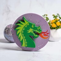 6 in. Unfinished Dragon Head