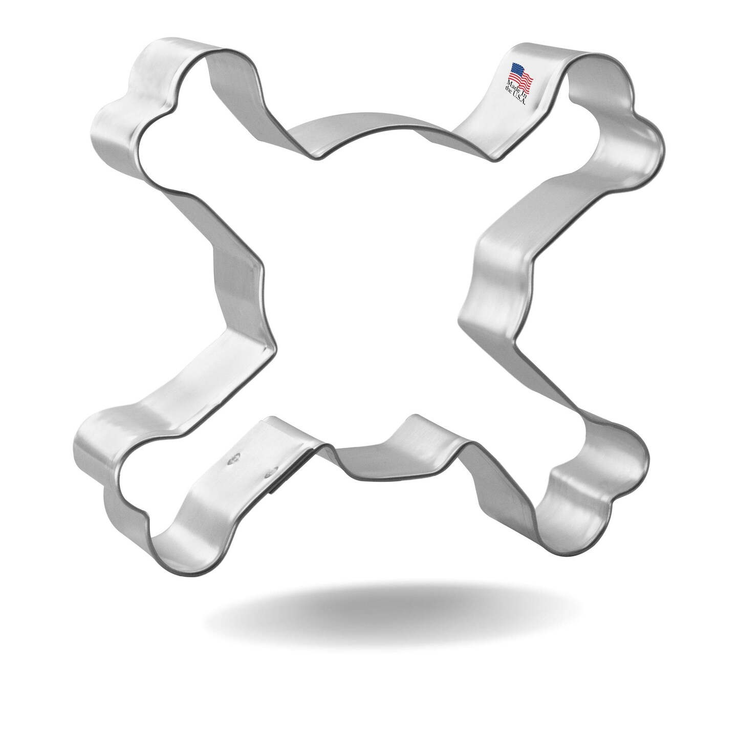 4 in Skull and Crossbones Cookie Cutter Shapes Made in