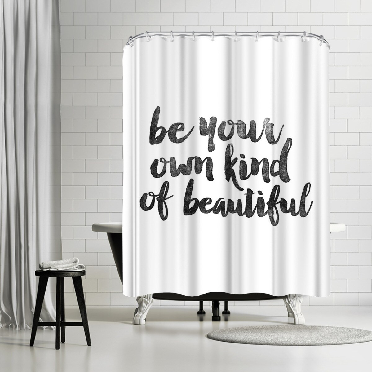 Bee Kind Collection Bath Curtain