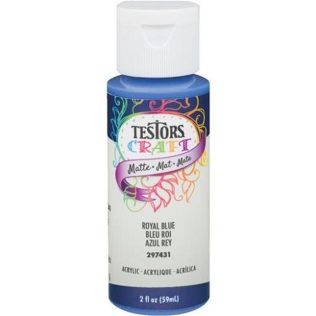 Testor  2 oz Matte Acrylic Craft Paint, Royal Blue