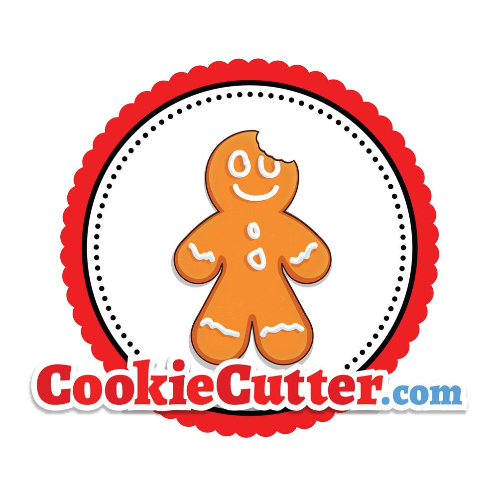 Extra Large Gingerbread Man with Brace Cookie Cutter 8.5 in, CookieCutter.com, Tin Plated Steel, Handmade in the USA