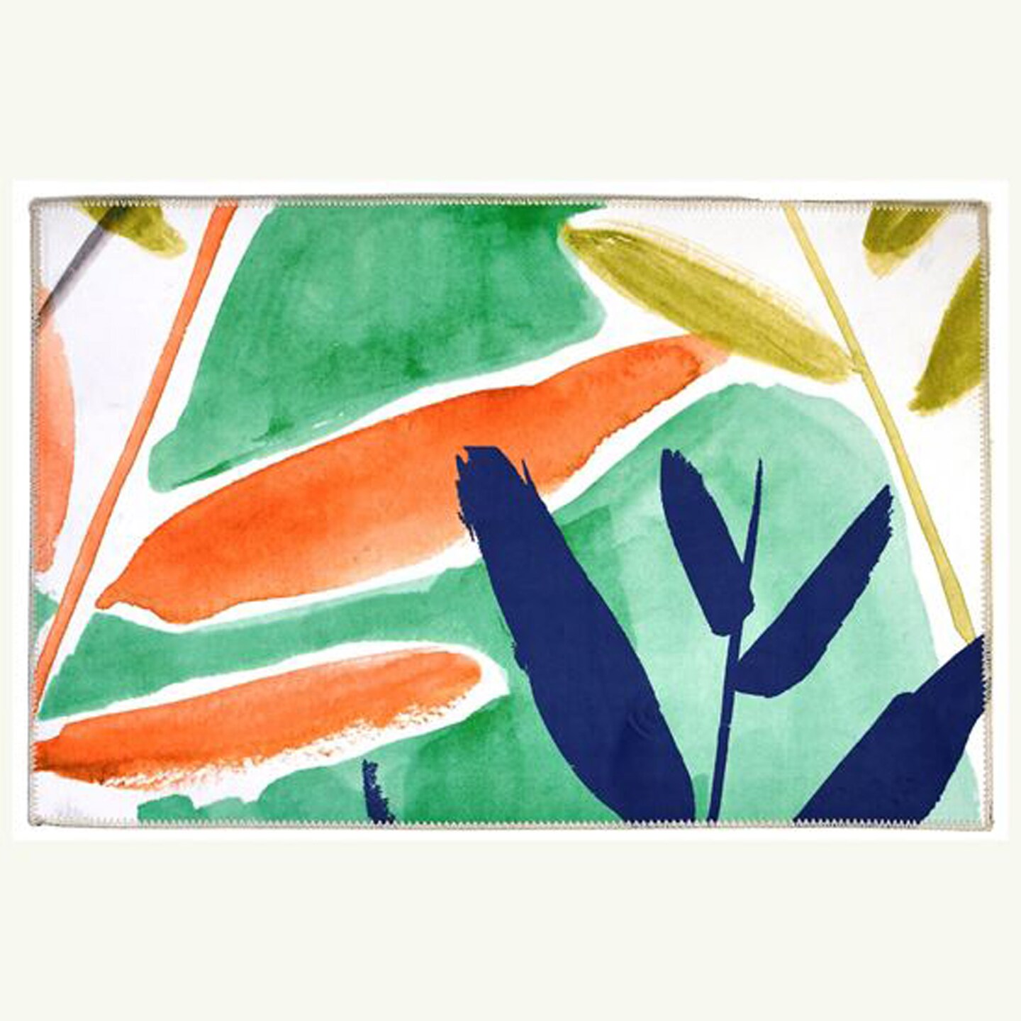 Homefires Rugs Homefires Vivid Fronds Indoor/Outdoor Decorative Accent Rug - 20