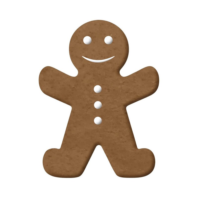 CookieCutter.com 4 in Gingerbread Man Boy Handmade in USA Christmas Fairytale Tin Plated Steel