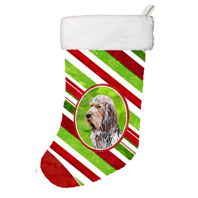 Carolines Treasures SC9804-CS Otterhound Candy Cane Christmas Christmas Stocking- 11 x 8 In.