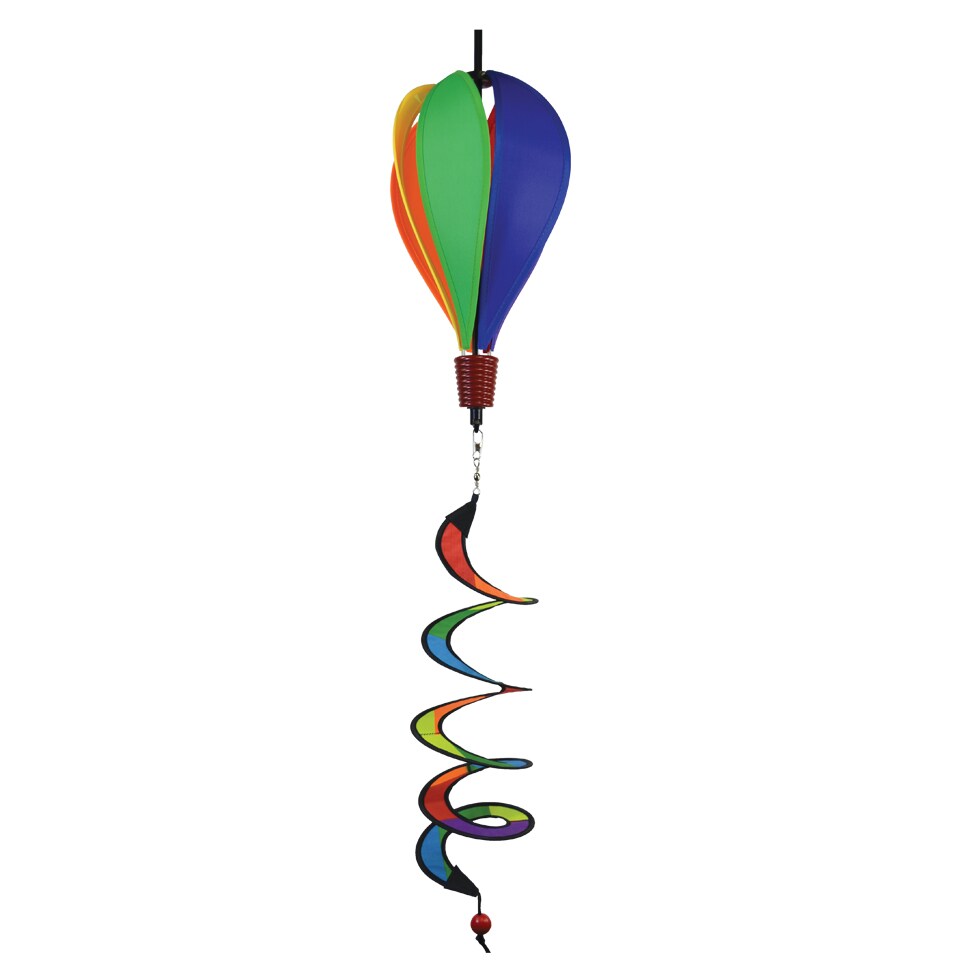 In the Breeze Mini Rainbow Panel Hot Air Balloon Wind Spinner