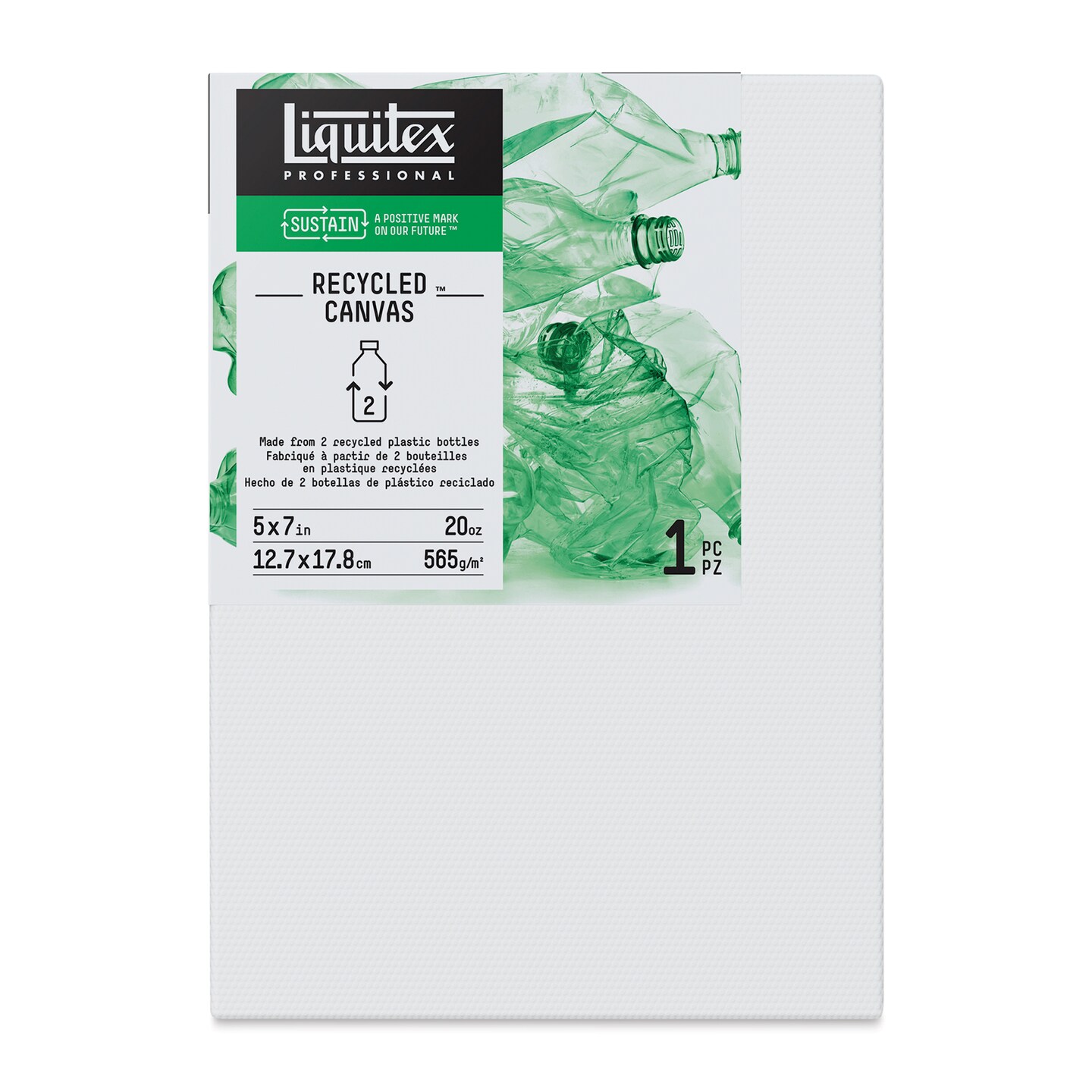 Liquitex Recycled Stretched Canvas - 8&#x22; x 10&#x22;, 3/4&#x22; Traditional Profile