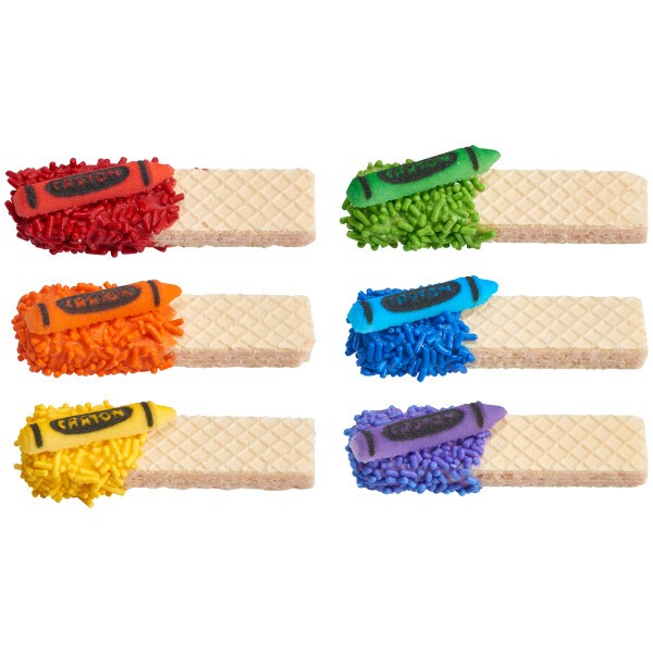 Crayons Assortment Dec-Ons&#xAE; Decorations 12ct