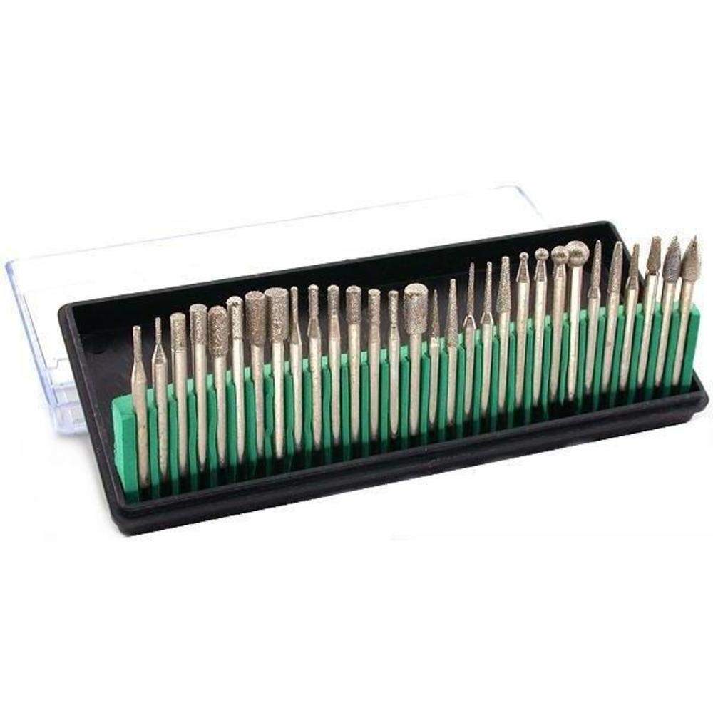 30 1/8&#x22; Diamond Point Bur Bit Glass Rock