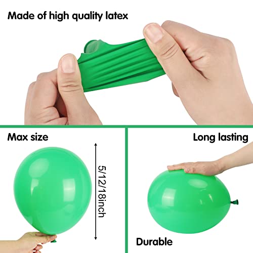 189pcs Rainbow Balloon Garland Arch Kit, 7 Assorted Colors 5/12/18 Inch Latex Balloons for Birthday Party Baby Shower Wedding Anniversary Decoration