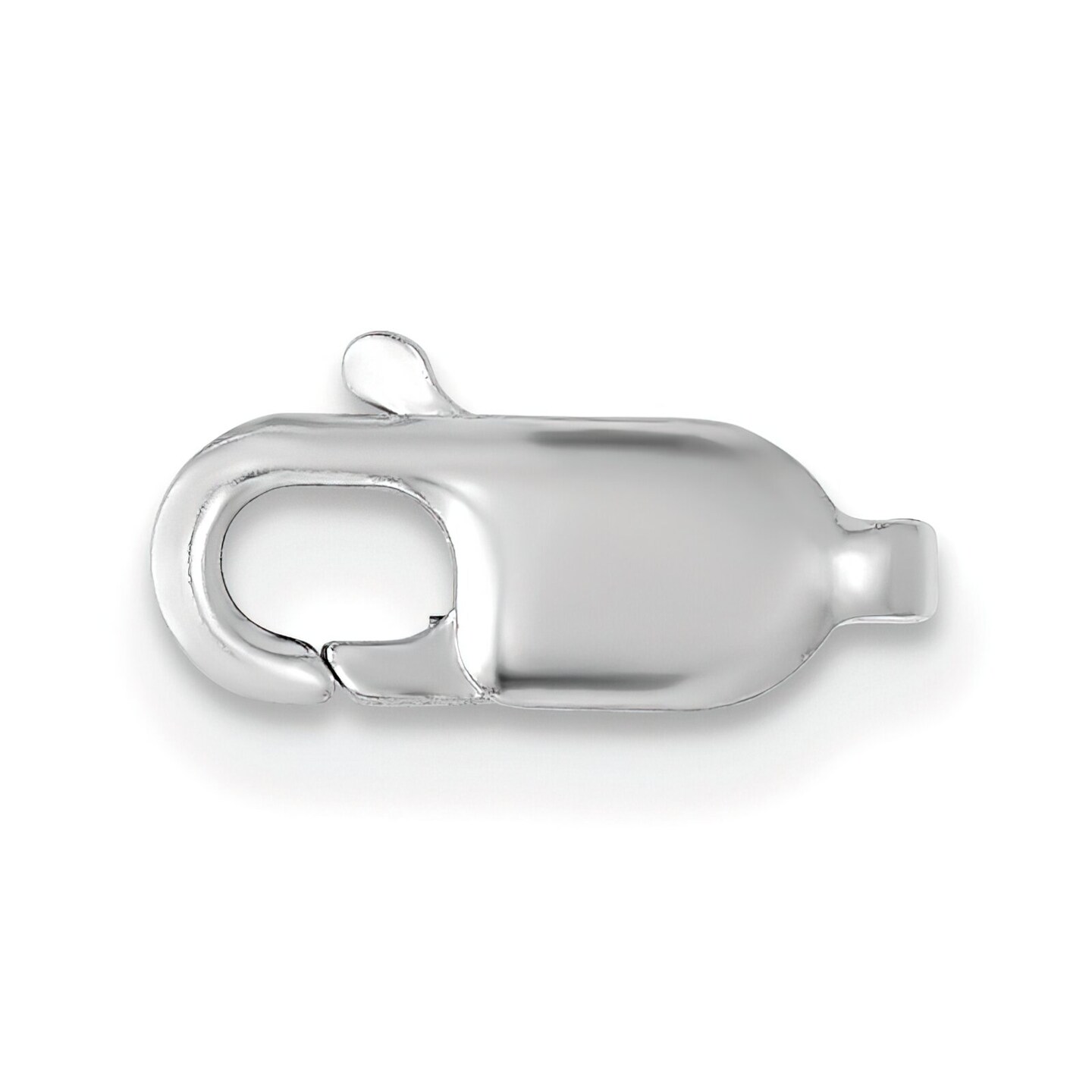 14K White Gold Lobster Clasp 10.1mm