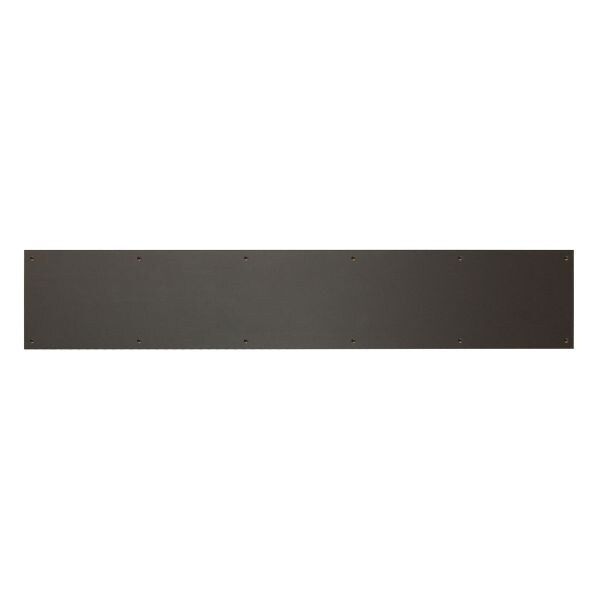 BRASS Accents Home Decorative 8&#x22; X 40&#x22; Kick Plate Oil Rubbed Bronze Powder Coated Screw Mount
