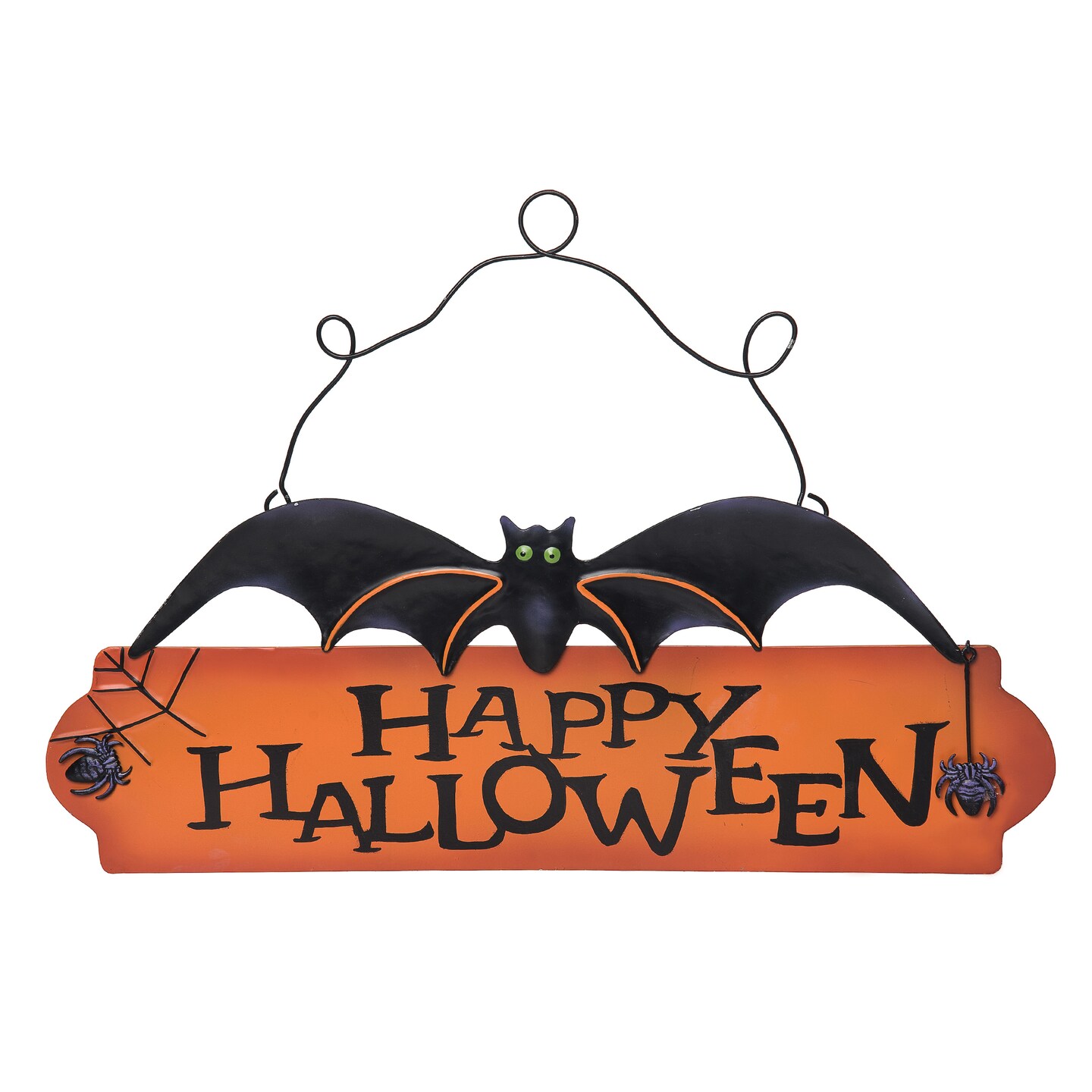 Happy Halloween Bat Door Wall Hanger 17.83 x 0.71 x 12.6 Inches. | Michaels